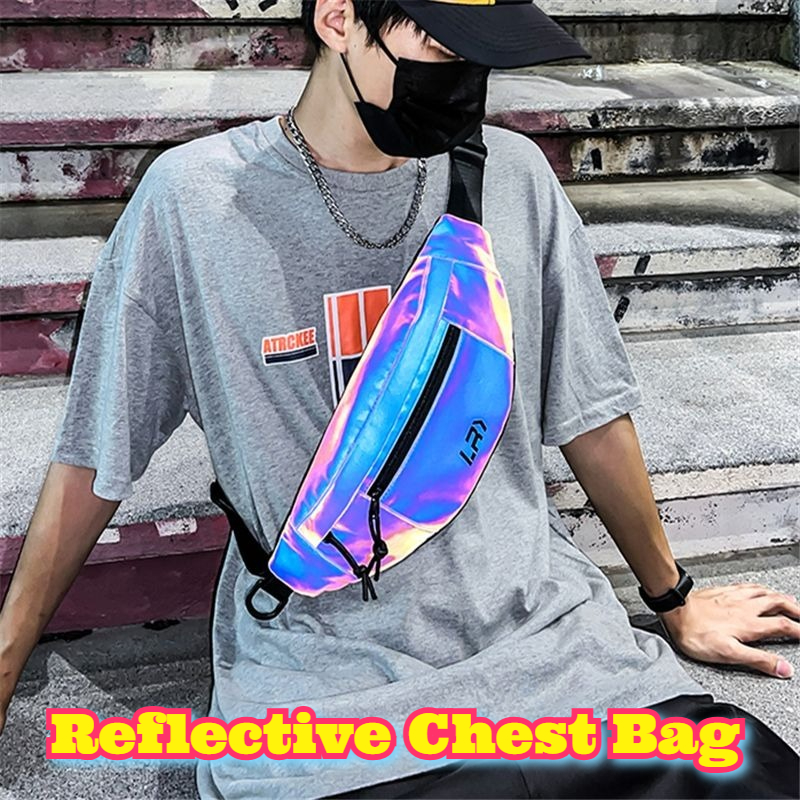 Running Gear Organizer - Reflective Chest Bag Night Running Unisex