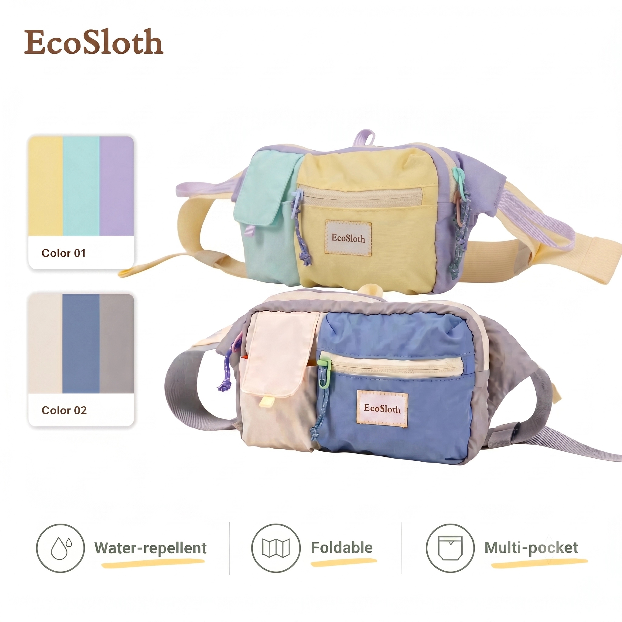 Running Gear Organizer - EcoSloth Fanny Packs for Women Men