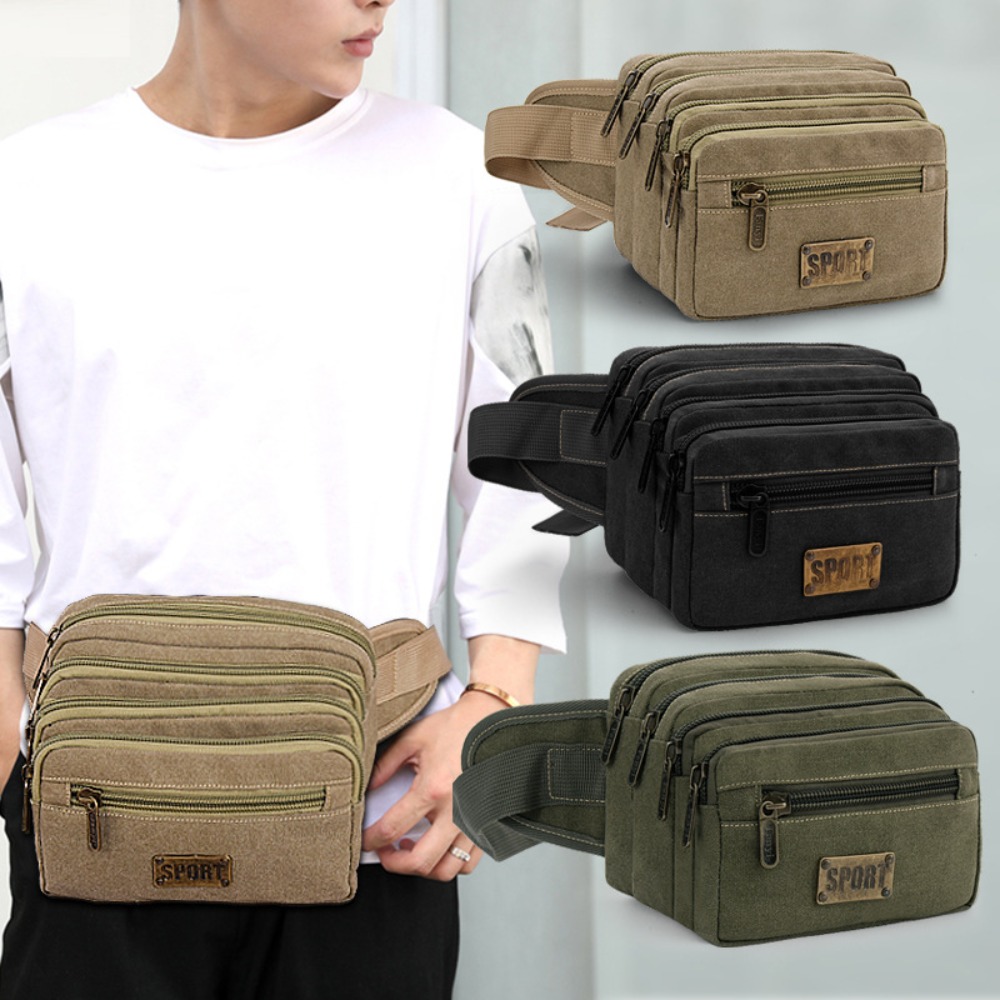 Useful Canvas Waist Bags Multi - Running Gear Organizer recensione e prezzo