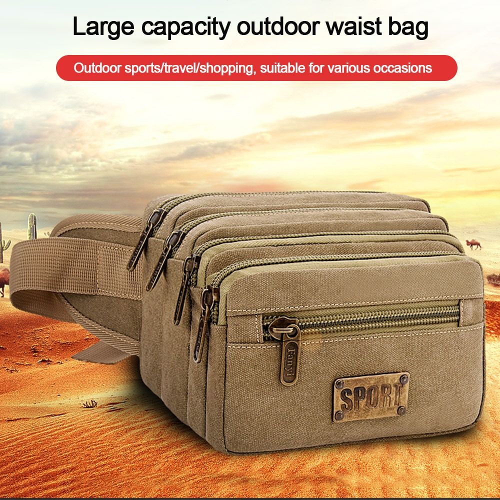 Useful Canvas Waist Bags Multi - Running Gear Organizer recensione e prezzo