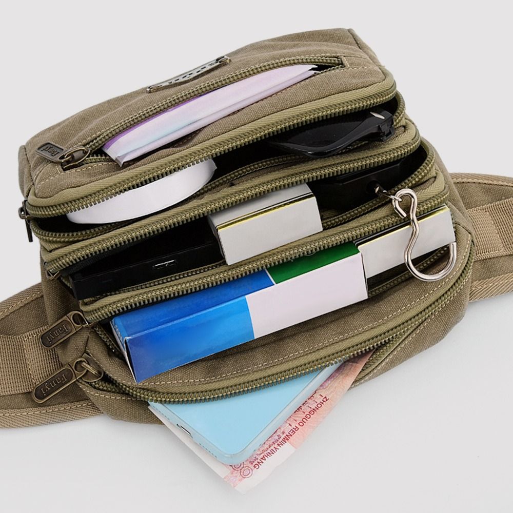 Useful Canvas Waist Bags Multi - Running Gear Organizer recensione e prezzo