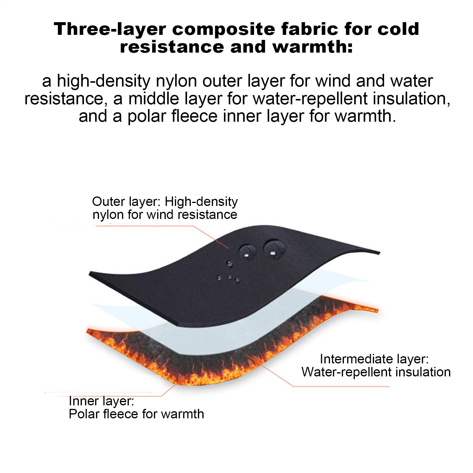 Warm Gloves Windproof Touchscr - Running Gear In Snow recensione e prezzo