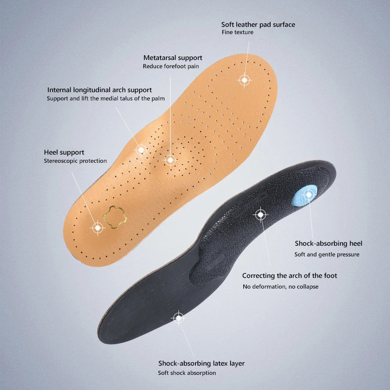 Leather Orthopedic Insoles Arc - Insole Arch Support recensione e prezzo