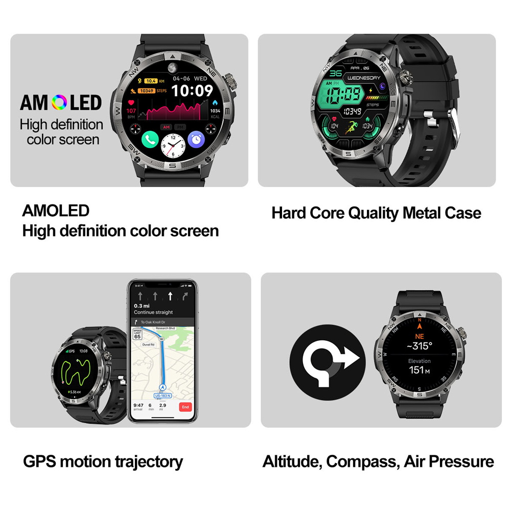 NORTH EDGE GPS Sports Smart Wa - Gps Running Watch recensione e prezzo