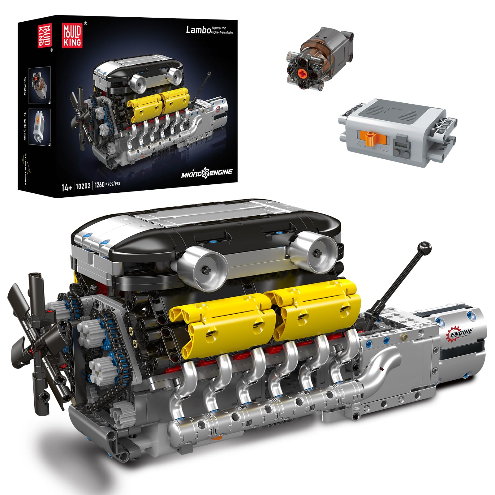 V12 Engine Model kit That Runs - Running Gear Engine recensione e prezzo
