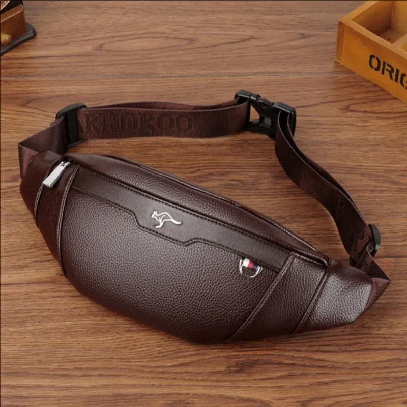 Business Leather Waist Bag Mul - Running Gear Organizer recensione e prezzo