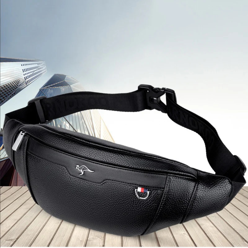 Business Leather Waist Bag Mul - Running Gear Organizer recensione e prezzo