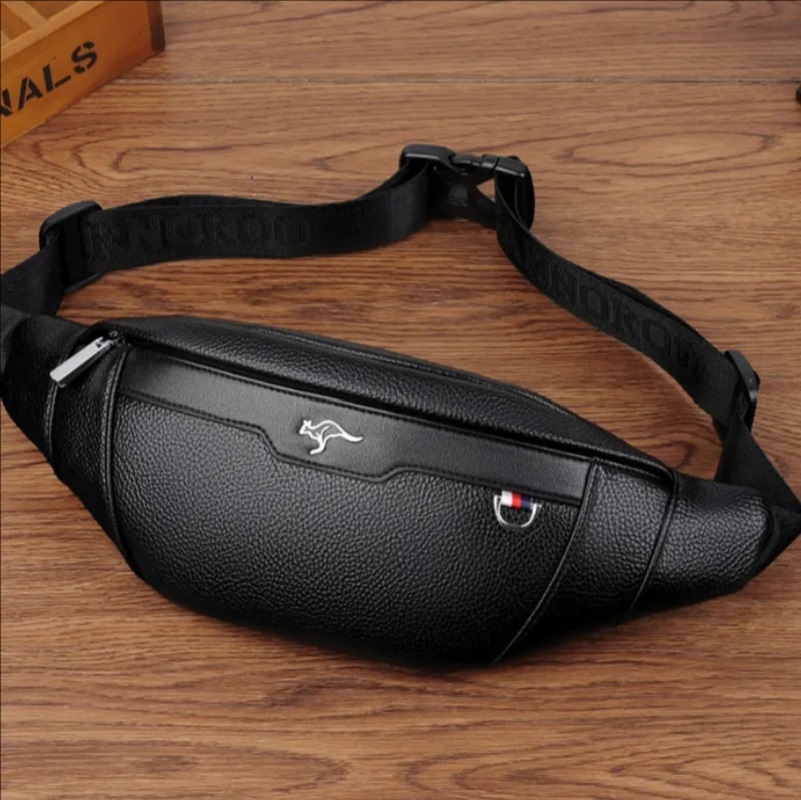 Business Leather Waist Bag Mul - Running Gear Organizer recensione e prezzo