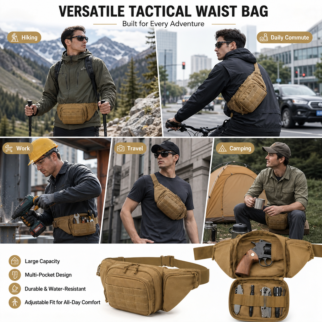 Tactical Waist Pack Outdoor Hi - Running Gear Organizer recensione e prezzo