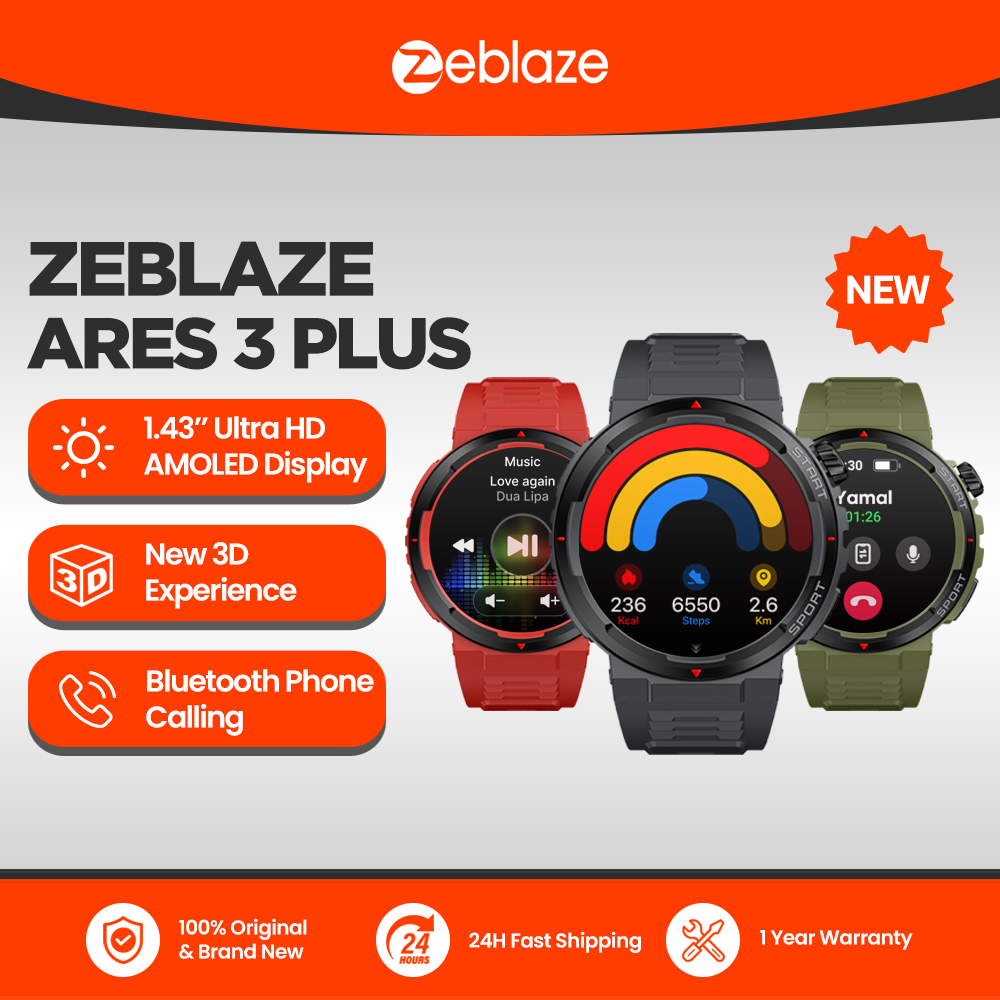 New Zeblaze Ares 3 Plus 1.43'' - Gps Running Watch recensione e prezzo