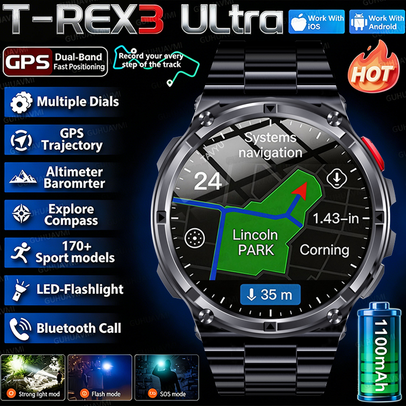 2026 New T-Rex3 Pro 1100mAh Ba - Gps Running Watch recensione e prezzo