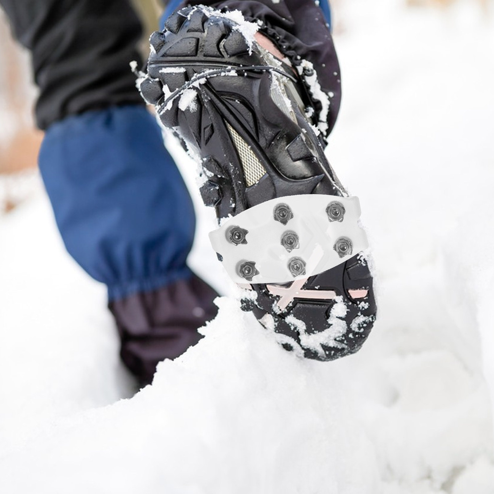 2Pairs Snow Crampons Shoe Ice  - Running Gear In Snow recensione e prezzo