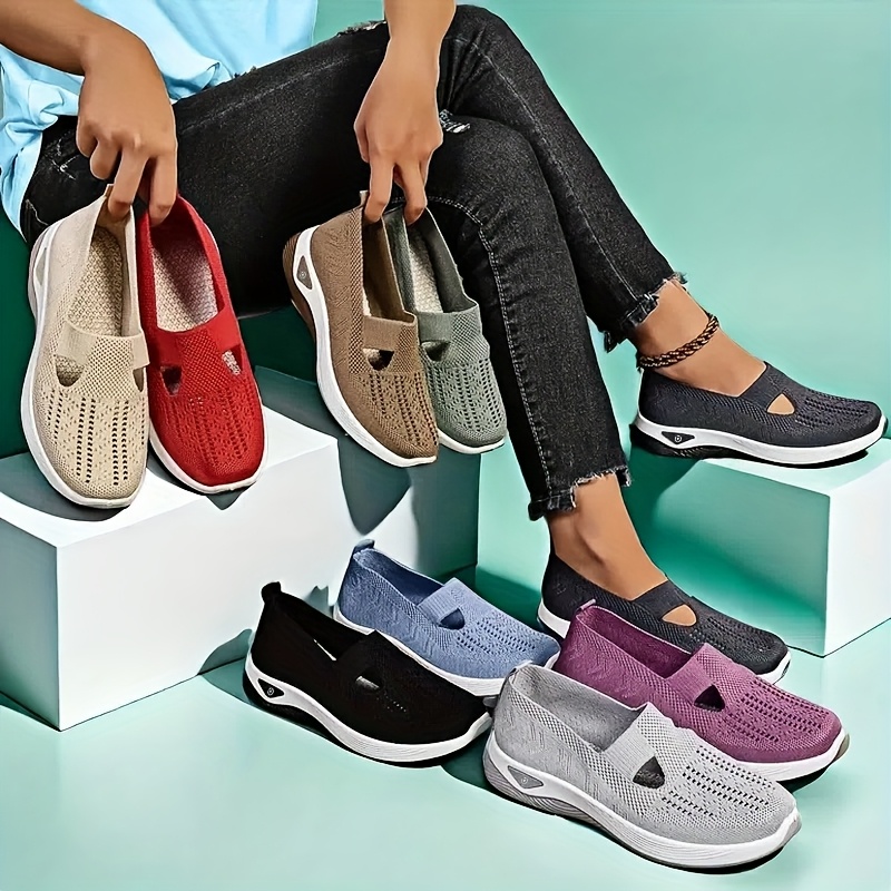 Womens Spring Summer Knit Slip - Insole Arch Support recensione e prezzo