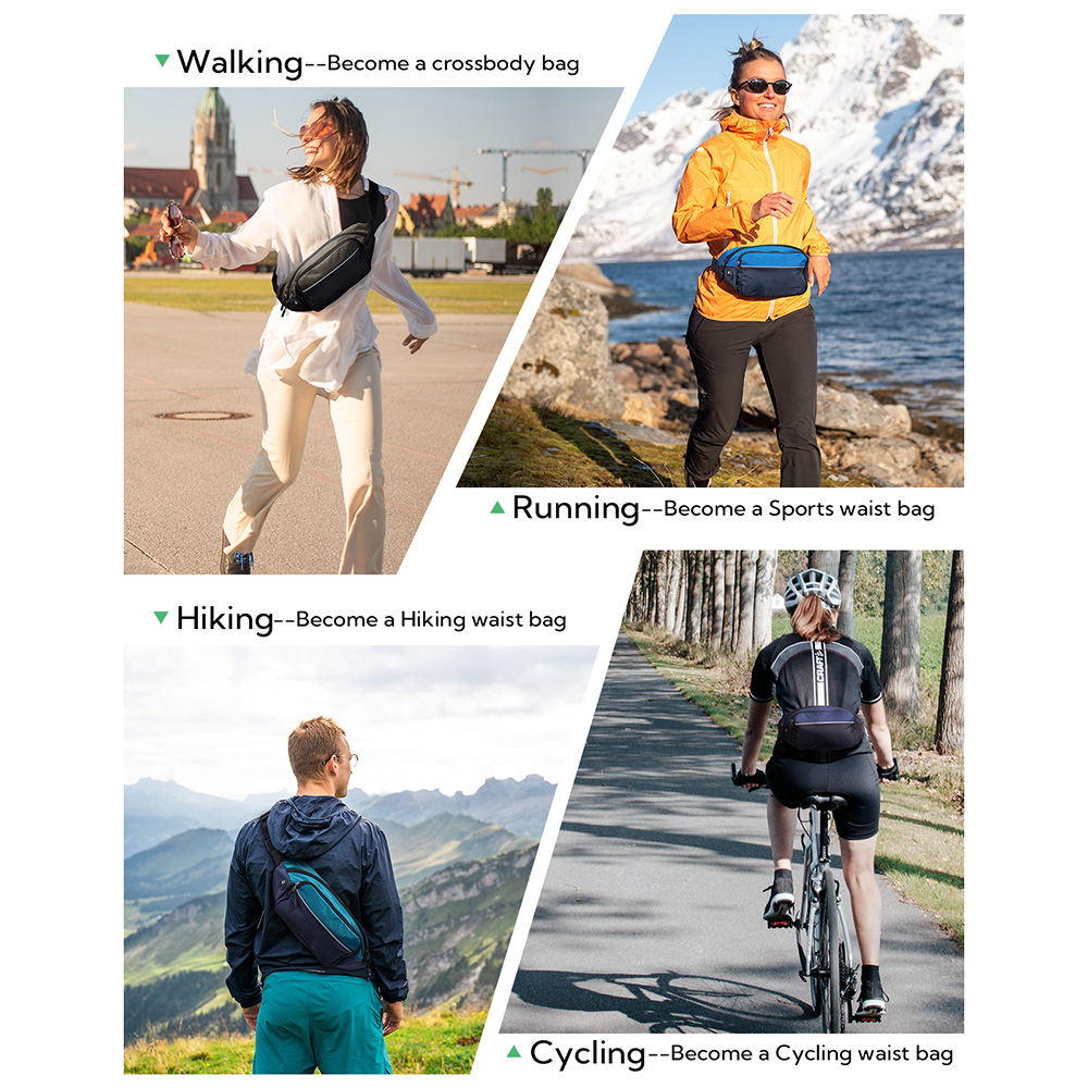 WATERFLY Fanny Pack Waist Bag  - Running Gear Organizer recensione e prezzo