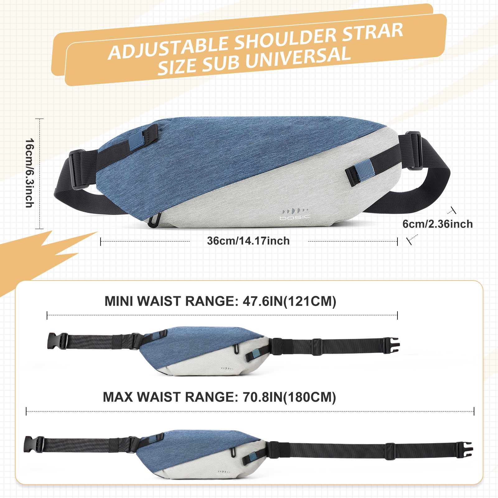 Fashionable Trendy Crossbody B - Running Gear Organizer recensione e prezzo