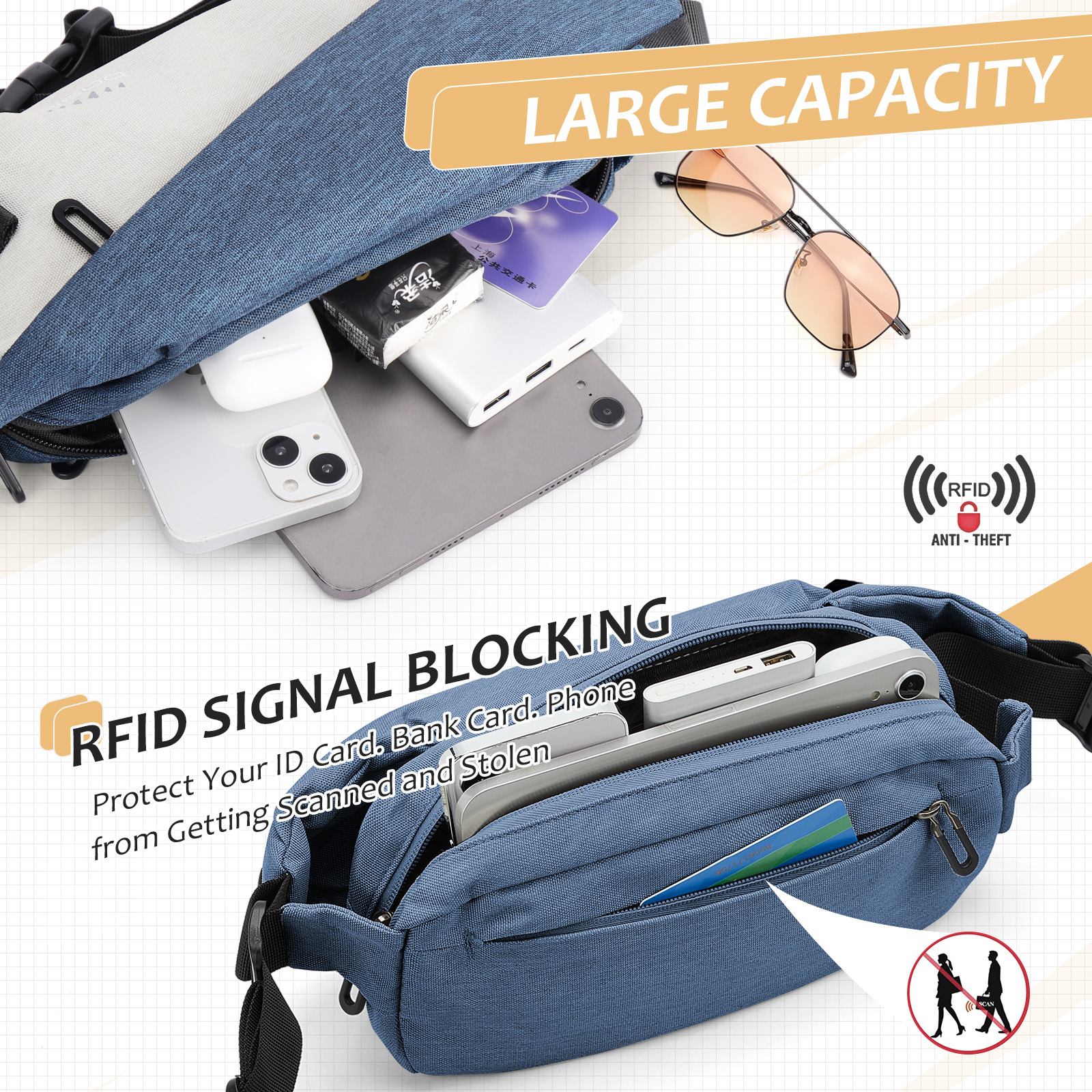 Fashionable Trendy Crossbody B - Running Gear Organizer recensione e prezzo