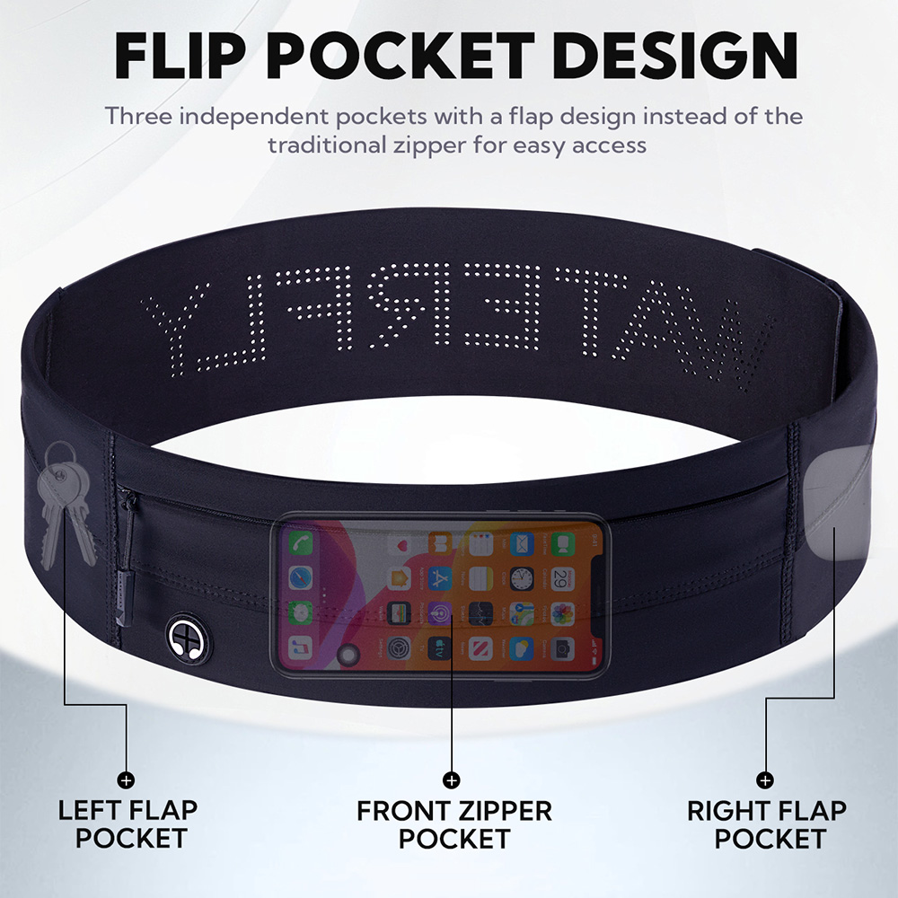 WATERFLY Running Belt Fanny Pa - Running Gear Organizer recensione e prezzo