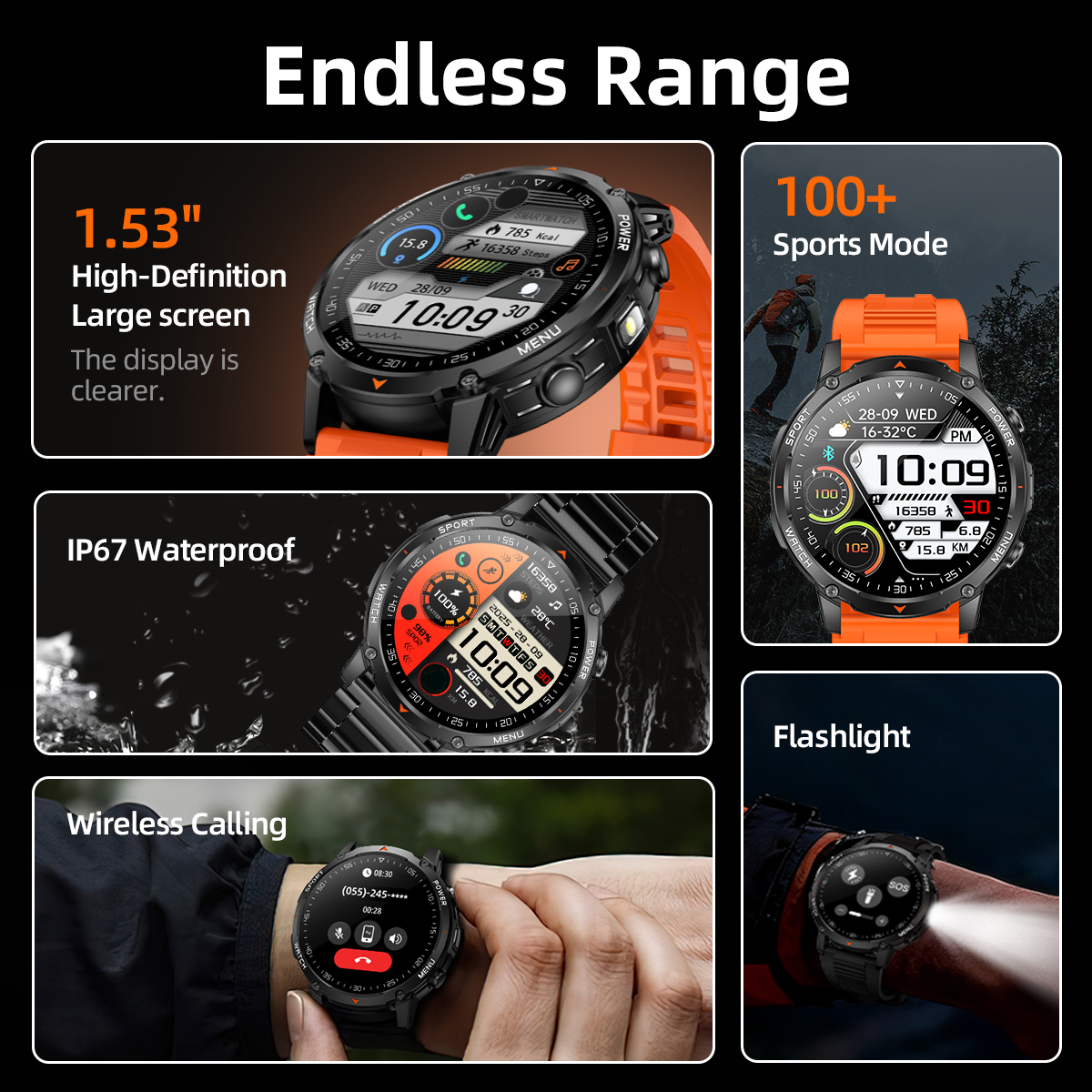 New Durable 1400mAh Battery T- - Gps Running Watch recensione e prezzo