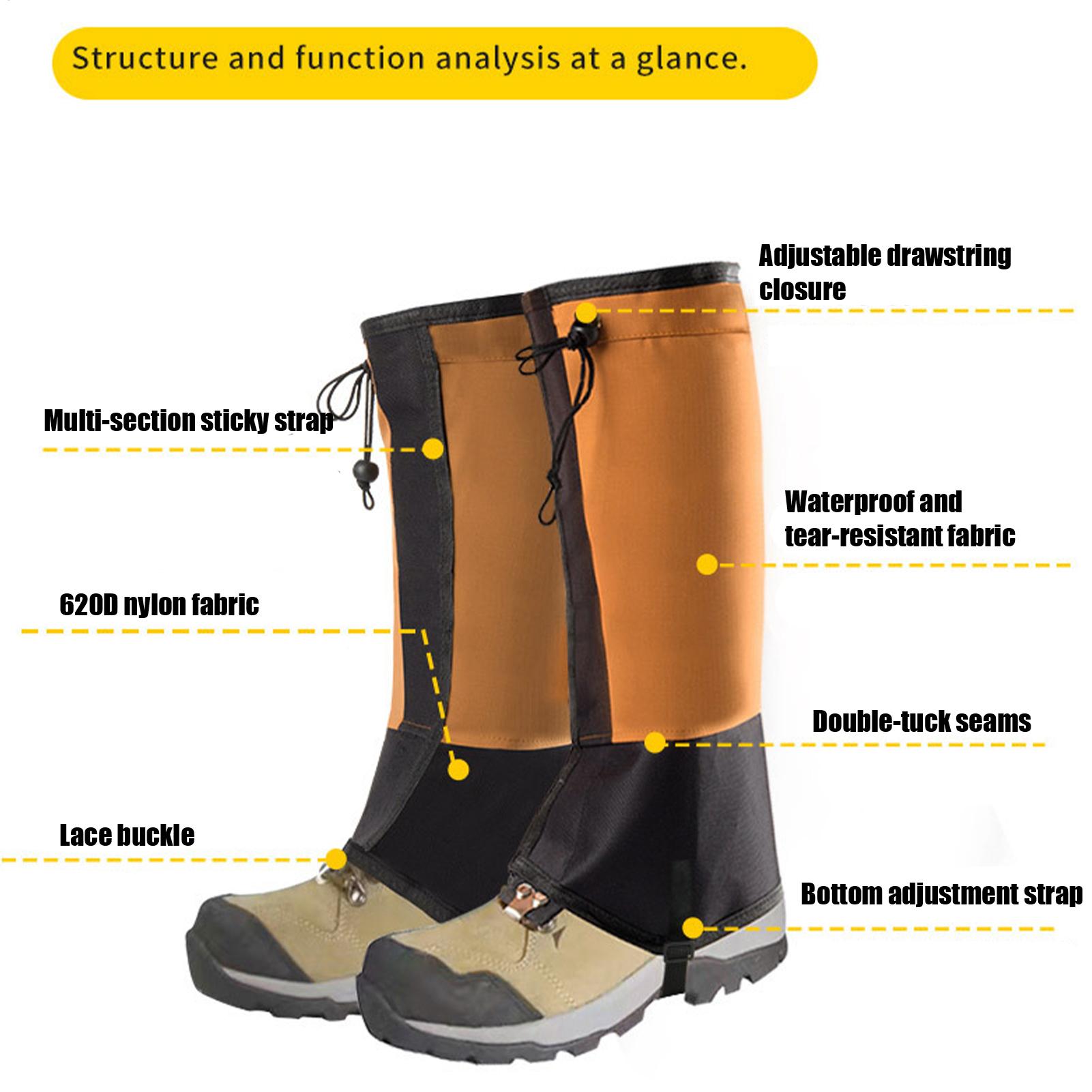 Waterproof Leg Gaiters for Hik - Running Gear In Snow recensione e prezzo