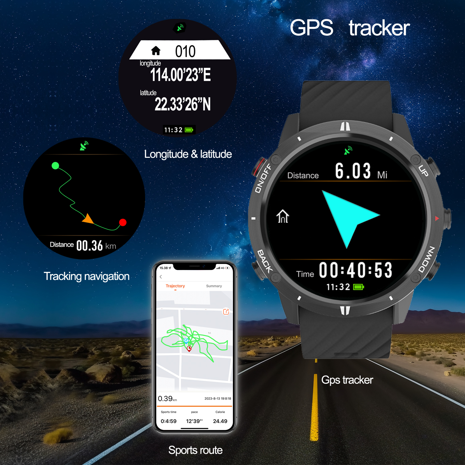 2024 New Sunroad GPS Sports Wa - Gps Running Watch recensione e prezzo