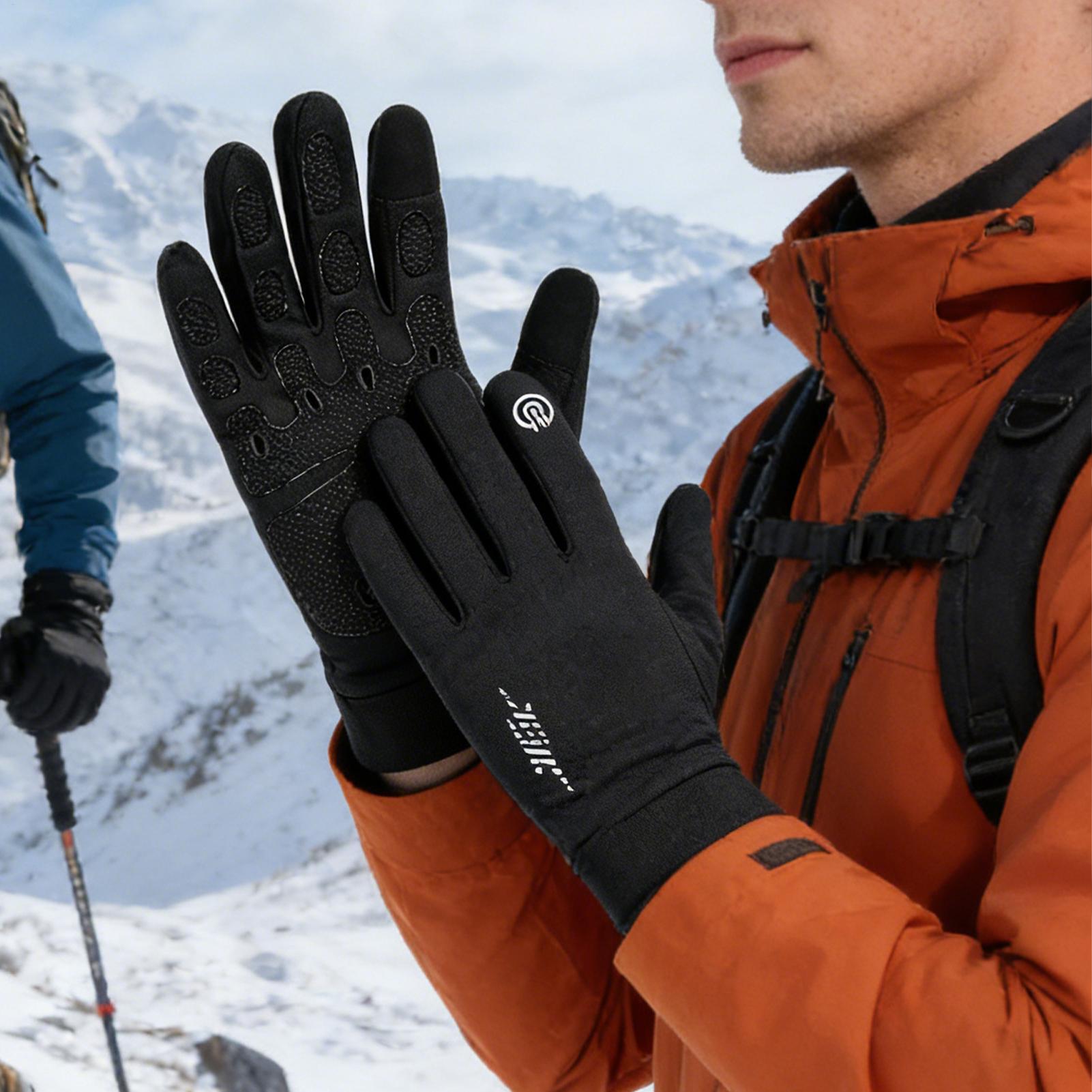 Warm Cycling Gloves Full Finge - Running Gear In Snow recensione e prezzo