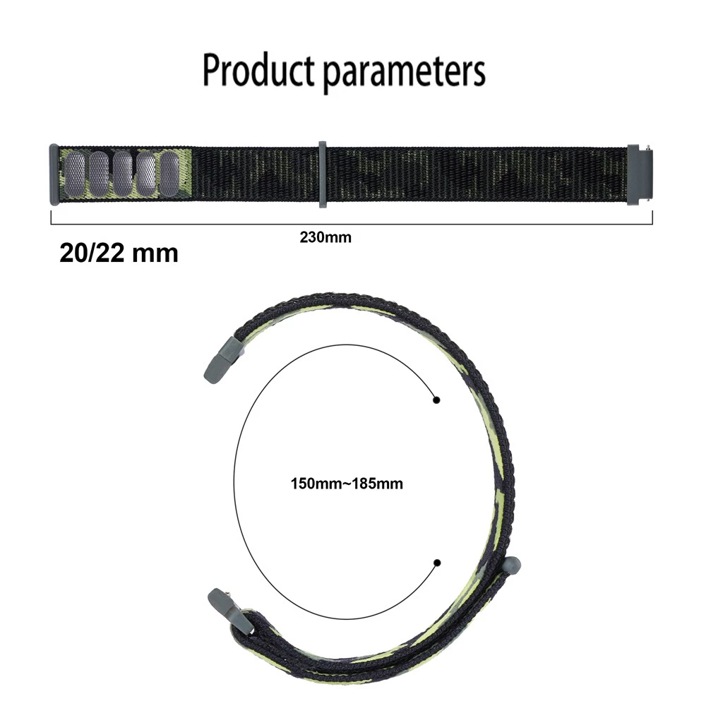 20mm 22mm Nylon Loop Strap For - Runners Gear recensione e prezzo