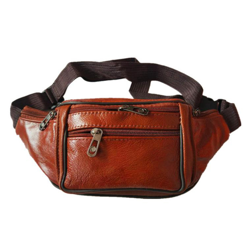 Leather Men Waist Chest Bag Th - Running Gear Organizer recensione e prezzo