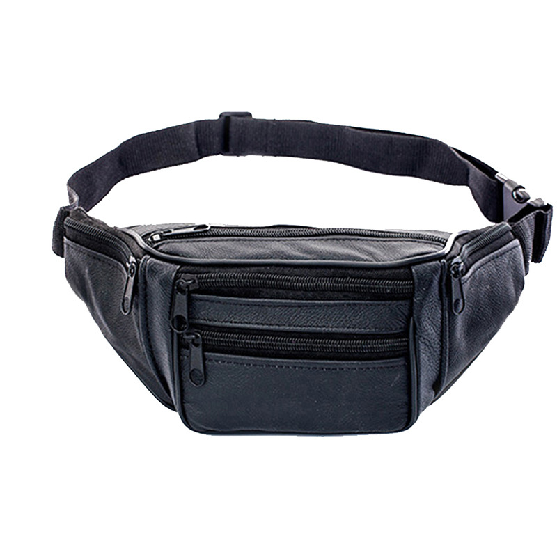 Leather Men Waist Chest Bag Th - Running Gear Organizer recensione e prezzo